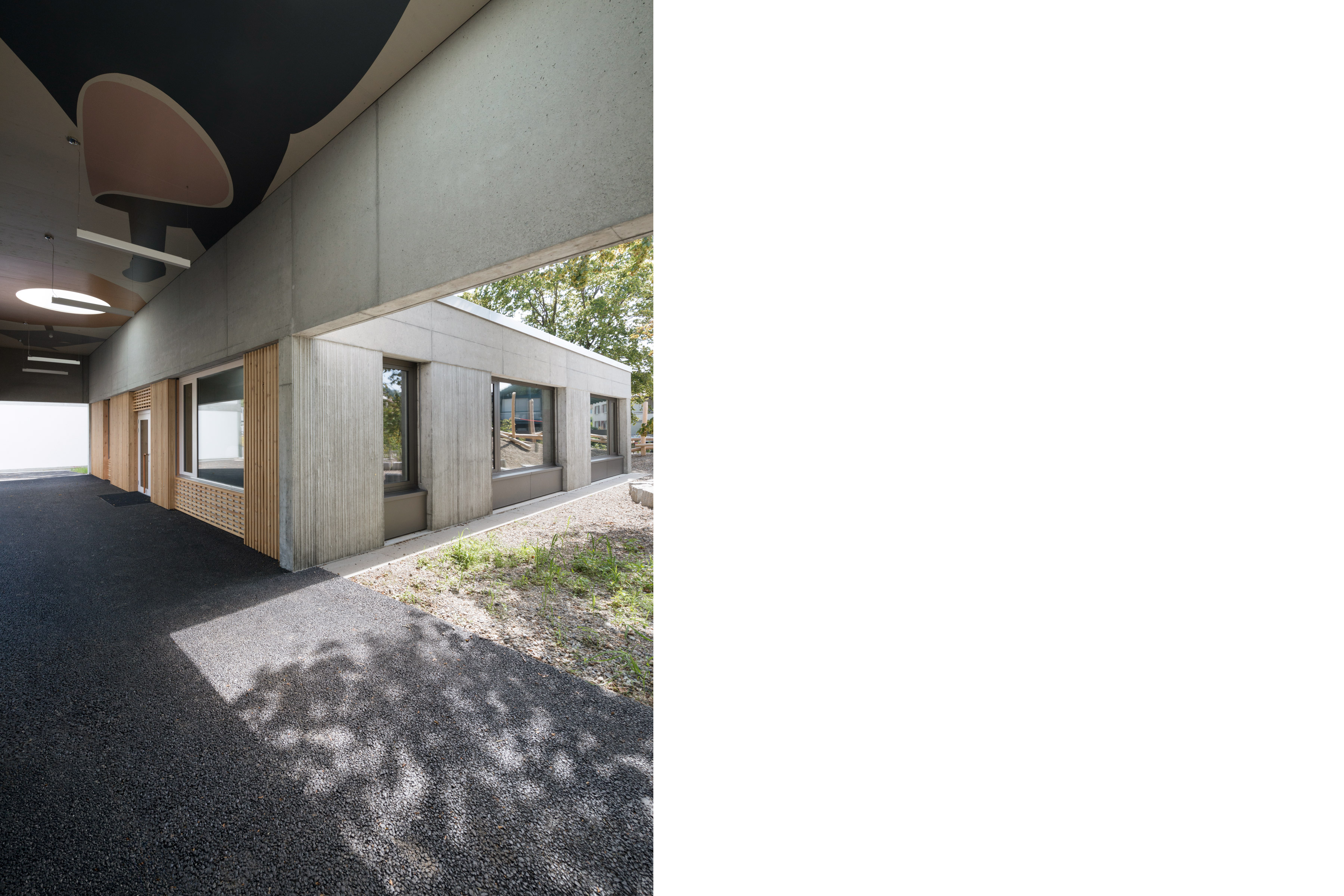 Architecture Photo about Kindergarten Aare Nord Aarau